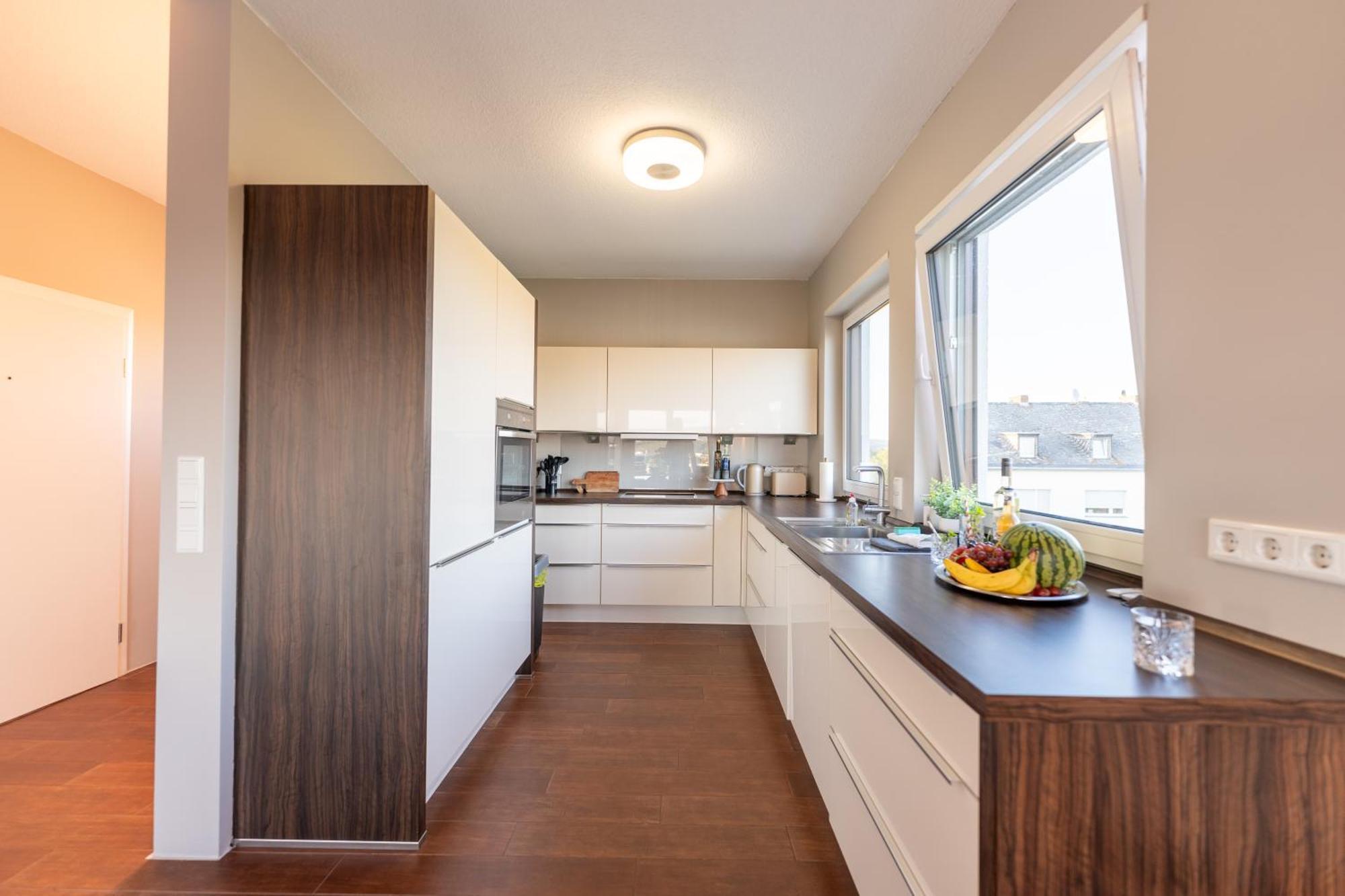 Penthouse Wohnung Mit Schoenem Moselblick In Metternich Koblenz  Exterior photo